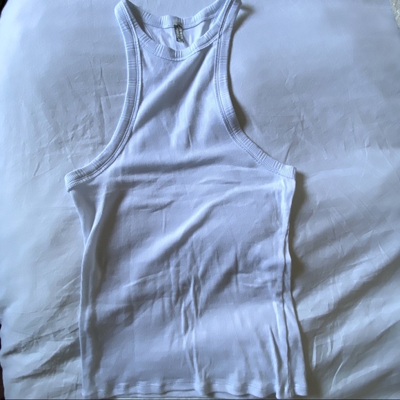 Free People Tops - Free People intimately high neck deep cut racer back tank Size M